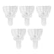 thumbnail image 3 of Bandeja Bandeja De Impresiones Dentales Bandeja De Molde De Dientes De Plástico Transparente Perforada Desechable Para Reparación De Dentaduras Postizas 5 Piezas, 3 of 7