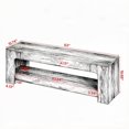 thumbnail image 3 of Long Console Table with Drawer and Open Shelf, Wood Sofa Table Entryway Table for Living Room Hallway, Rustic Farmhouse Style Furniture, 3 of 6