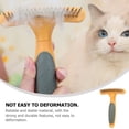 thumbnail image 3 of UPGRATOR De-shedding Tool for Dogs Plastic Orange 1Pack, 3 of 8