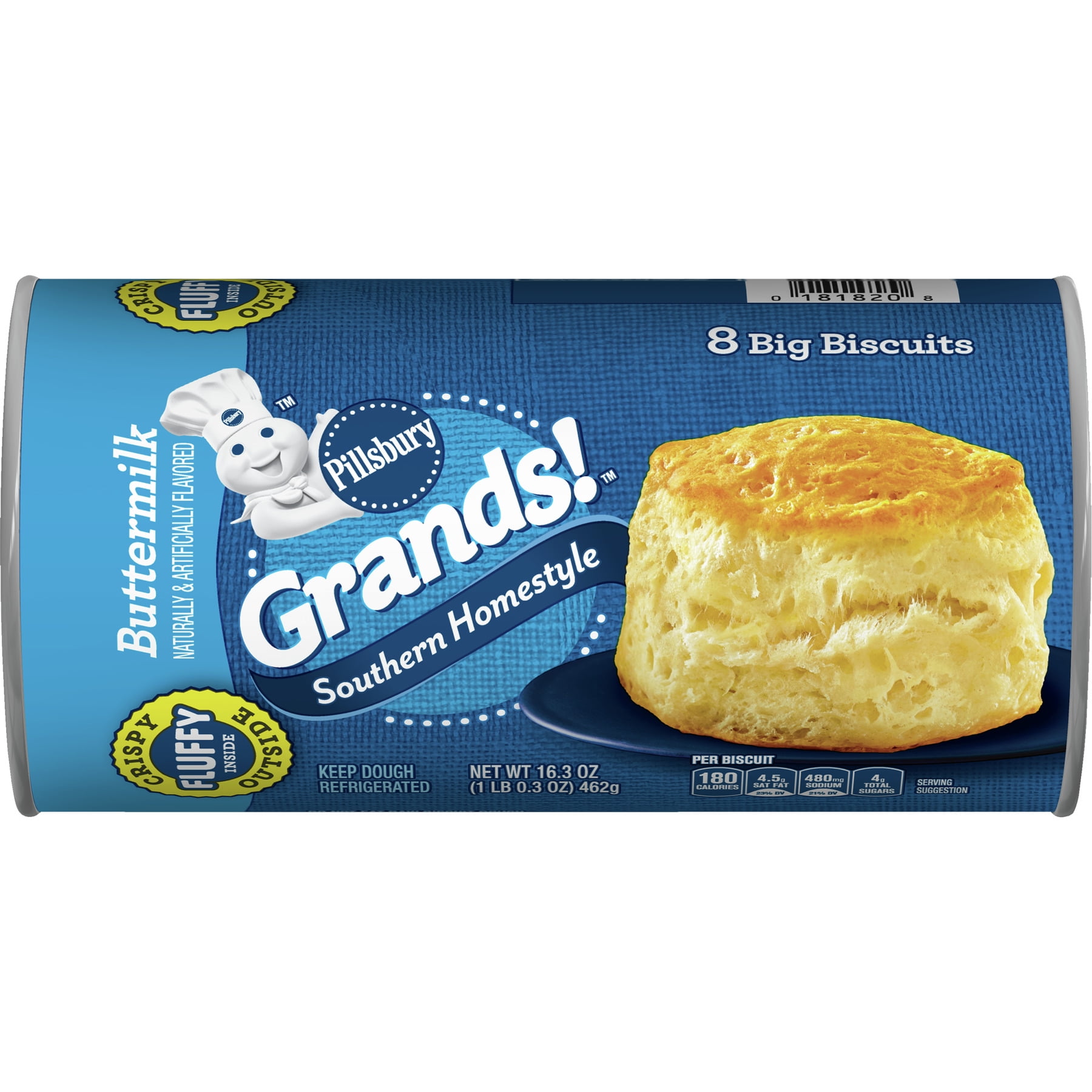 Pillsbury Grands! Homestyle Buttermilk Biscuits, 16.3 oz