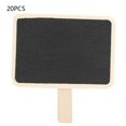 thumbnail image 1 of 50Pcs Mini Blackboard Clip Plant Label Wooden Message Board Marking Tool for Home OfficeSquare Shape, 1 of 5