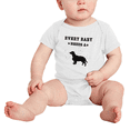 thumbnail image 2 of Every Baby Needs A Welsh Springer Spaniel Dog Funny Baby Romper For Boy Girl 0-3 Months, 2 of 5