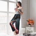 thumbnail image 5 of Kdxio Women's Comfy Stretch American Flag Print Drawstring Pajama Pants-X-Large, 5 of 5