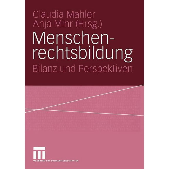Menschenrechtsbildung: Bilanz Und Perspektiven, (Paperback)