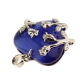 thumbnail image 4 of Flor Colgante de Cristal Natural para Collar Colgante Azul oscuro, 4 of 6
