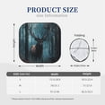 thumbnail image 3 of Daiia Mystical Forest Elk 2PCS Car Windshield Sun Shade, Foldable Sun Shield for Car Front Window, Auto Sun Blocker Visor Protector Universal for Truck SUV Pickup-Large, 3 of 7