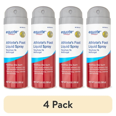 Equate Athlete’s Foot Antifungal Liquid Spray, Tolnaftate 1%, 5.3 oz, Compare to Tinactin® Athlete's Foot Liquid Spray Active Ingredient