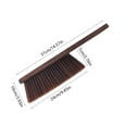 thumbnail image 3 of Cleaning Supplies under $5 kkbbma Woooden Dust Brush Hand Broom Bench Brush with Wood Handle Whisk Broom Soft Bristle Brush for Counter Bed Sofa Car Fireplace Clothes Household Cleaning, 3 of 6