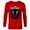 New Red, variant on Marvel Spider-Man 2 Game Venom Face - Long Sleeve T-Shirt for Men – Customized-Athletic Heather