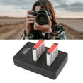 thumbnail image 1 of Batterie de Caméra, Chargeur de Batterie de Caméra Compatible en Temps Réel pour Accessoire, 1 of 7