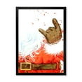thumbnail image 3 of Designart Christmas Holiday Fancy Santa Claus VI Traditional Framed Wall Art, 3 of 4