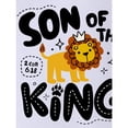 thumbnail image 3 of Son of the King Lion Graphic Baby Bodysuit - 100% Cotton Soft Stretchy Newborn Infant Romper with Playful Letter Print, All-Season Casual Outfit for 0-3 Years, Perfect Pregnancy Gift, 3 of 7