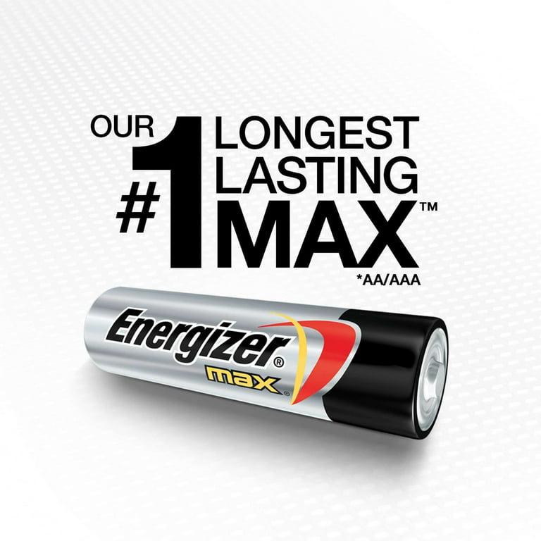 Energizer MAX AA Batteries (16 Pack), Double A Alkaline Batteries 