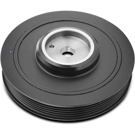 A-Premium Engine Harmonic Balancer Pulley Compatible with Hyundai Sonata 99-05, Santa Fe 01-06, Tucson 05-09, Tiburon 03-08 & Kia Optima 01-06, Sportage 05-10, Magentis 01-04, DOHC V6 2.5L 2.7L