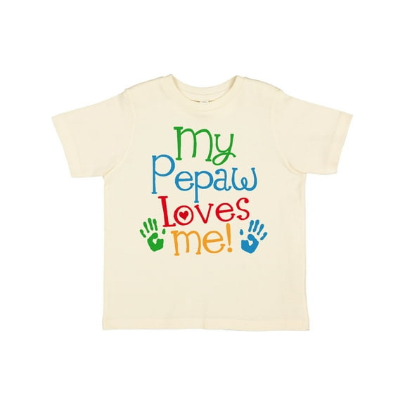 Inktastic My Pepaw Loves Me Grandchild Boys or Girls Toddler T-Shirt
