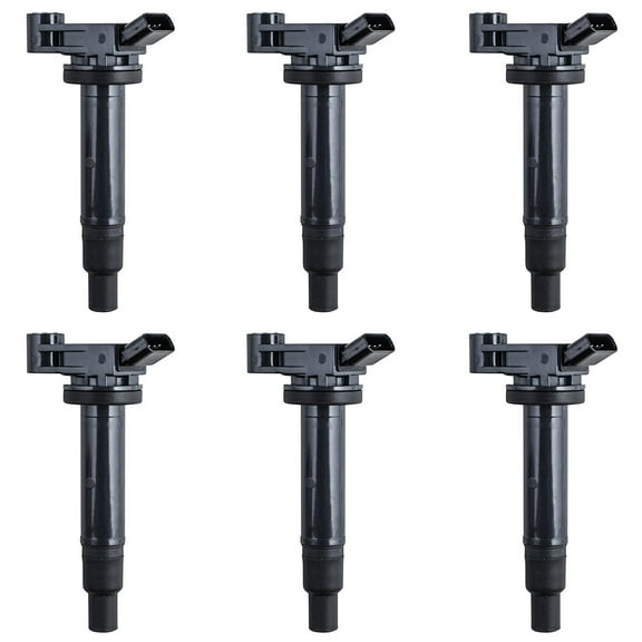 ECCPP Portable Spare Car Ignition Coils Compatible with Lexu-s ES300/ RX300 Toyot-a Avalon/Camry/Highlander/Sienna 1999-2005 Replacement for UF267 C1175(Pack of 6)