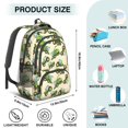 thumbnail image 5 of Tractor and Harvesters Cream Pattern Backpack for School, Cute School Bag with Adjustable Shoulder Straps and Padded Back, 16.9"x12.6"x5.9", 5 of 5