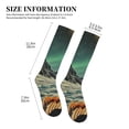 thumbnail image 2 of Lsque Space Adventurer Cat Pattern Sport Compression Socks for Men & Women 15-20 mmHg Knee High Nurse Pregnant Running Medical and Travel Athletic, 2 of 6