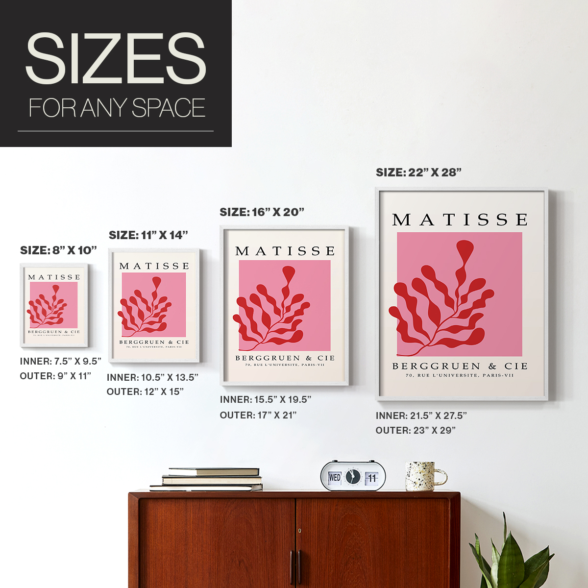 Matisse XLVI Framed Print - Solid Wood