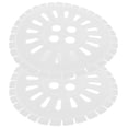 thumbnail image 2 of Miangastore 2 Pcs Capuchon de Rotation Semi-Automatique pour Machine à Laver Blanc Universel Pièces de Machine à Laver Plaque de Presse Capuchon de Rotation s'Adapte à Plusieurs Marques Réduit le Bruit et les Vibrations, 2 of 8