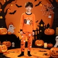 thumbnail image 3 of FEDPOP Toddler Boys Halloween Pajamas Kids Skeleton Glow in the Dark Sleepwear Pjs Set 3T, 3 of 9