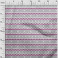 thumbnail image 2 of oneOone Cotton Poplin Fabric Chevron Ikat Printed Fabric 1 Yard 56 Inch Wide, 2 of 4