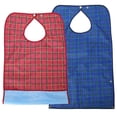 thumbnail image 4 of Babero para ancianos, babero impermeable para la hora de comer para adultos, babero impermeable, babero protector de ropa, experiencia incomparable, 4 of 8