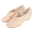 thumbnail image 4 of Zapatillas de ballet Nikou transpirables de lona color rosa talla 38, 4 of 15