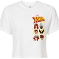 thumbnail image 3 of Marvel X-Men - Character Head - Juniors Cropped Graphic T-Shirt, 3 of 5