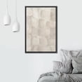 thumbnail image 3 of HFDF Canvas Print Wall Art Textured White Paint Stroke Collage Abstract Geometric Illustrations Minimalism Decorative Multicolor Calm/Zen for Living Room, Bedroom, Office - Black 11x14inch Framed, 3 of 6