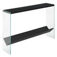 thumbnail image 3 of Convenience Concepts Table de Console SoHo V avec Étagère en Bois Noir, 3 of 6