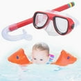 thumbnail image 4 of Kids Diving Goggle Mask Breathing Tube Anti-fog Swimming Glasses Snorkeling Underwater Set, 4 of 4
