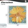 thumbnail image 4 of Stupell Industries Modern Urban Daisy over Graffiti Canvas Art, 30 x 30, by Porter Hastings, 4 of 8