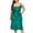 Green, variant on Women's Plus Size Elegant Solid Color Tank Sleep Dress Loose Fit Mid-Length Home Wear for XL to 3XL