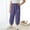 Navy A, variant on Rvasteizo Boys Girls Solid Pants Mid High Waist Cuffed Ankle Loose Breathable Kids Long Pants for 5-16 Years