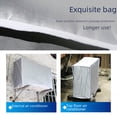 thumbnail image 3 of Housse de Climatiseur Extérieur pour Unités 1.5P (86x35x60cm) - Polyester Durable, Protection Résistante aux Intempéries contre le Soleil/pluie/poussière, Installation Facile, Design Moderne Simple, Pas Besoin de le Retirer en Fonctionnement, 3 of 4