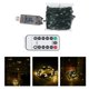 thumbnail image 2 of Luces de cadena LED Luces cambiantes de color decorativas remotas de alambre de cobre USB con 200 LED, 2 of 8