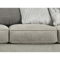 thumbnail image 6 of Benjara Fabric Upholstered Left Arm Facing Wooden Framed Sofa, Gray, 6 of 6