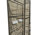 thumbnail image 4 of 70" Extra Large Bird Parrot Flight Cage Side Breeding Nest Door 1/2-Inch Bar Spacing with Removable Rolling Stand, 4 of 11