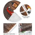 thumbnail image 2 of FMSHPON Christmas Tomte Xmas Christmas Tree Skirt Stand Mat for Holiday Party Decoration Indoor Outdoor 48 inches, 2 of 6