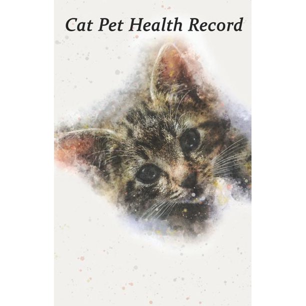 Cat Pet Health Record Cat Vaccination Record and Shot Log Book