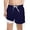 Dark Blue, variant on Boys Fashion Solid Swim Trunks With Compression Liner Stretch Swim Shorts Comfy Trousers Pants for Boys