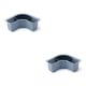 thumbnail image 1 of Yuarrent Estante para fregadero, contenedor de drenaje Triangular conveniente, fregaderos de frutas, estante de esponjas, organizador de cocina Azul 2piezas, 1 of 6
