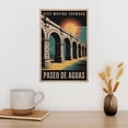 thumbnail image 3 of Retro Paseo De Aguas Poster Motivational Inspirational Vintage Travel Wall Art for Classroom Meditation Space Cultural Center Canvas Poster, 3 of 8