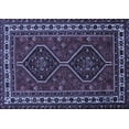 thumbnail image 1 of Ahgly Company Machine Washable Indoor Rectangle Persian Blue Traditional Area Rugs, 2' x 4', 1 of 4