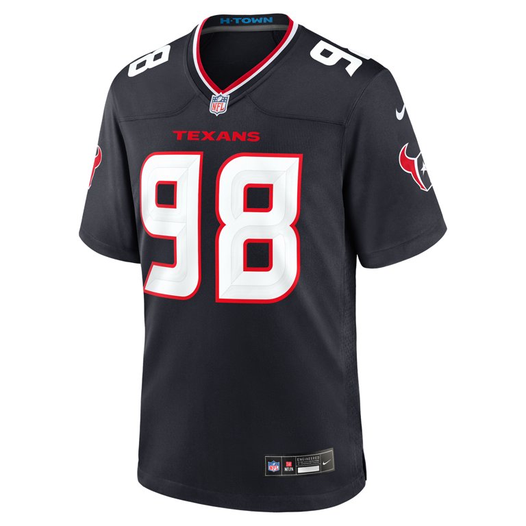 Men's Nike Tim Settle Navy Houston Texans Team Game Jersey