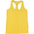 thumbnail image 1 of Reebok Womens Textured Racerback Tank Top, Yellow, X-Large, 1 of 2