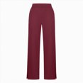 thumbnail image 4 of mgoYE Girls Flare Leggings,High Waist Bell Bottom Pants for Kids, Kids Flare Pants(Brick Red,10-11 Years), 4 of 5