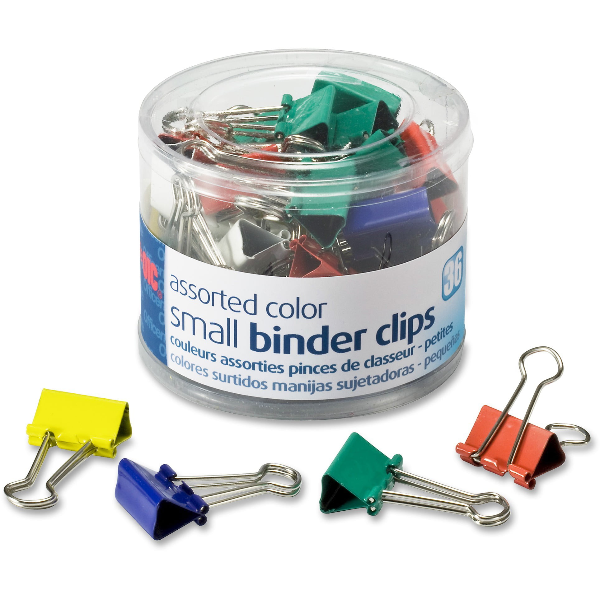 Assorted Color Binder Clips - Walmart.com - Walmart.com