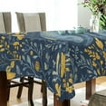 thumbnail image 5 of Yayeee Tablecloths 54" x 54" Rectangle Wrinkle Resistant Party Table Cover, Yellow Forest Pattern, 5 of 8